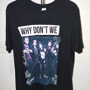 Why Don't We an American Boy Band T-shirt (size LG) Graphic T 100% cotton